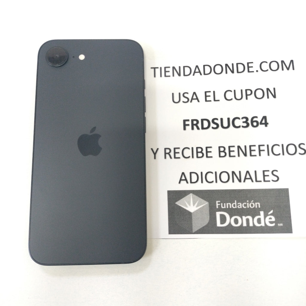 CELULAR APPLE IPHONE 16E A3408 (2025) 128 GB 8 GB RAM (SEMINUEVO)
