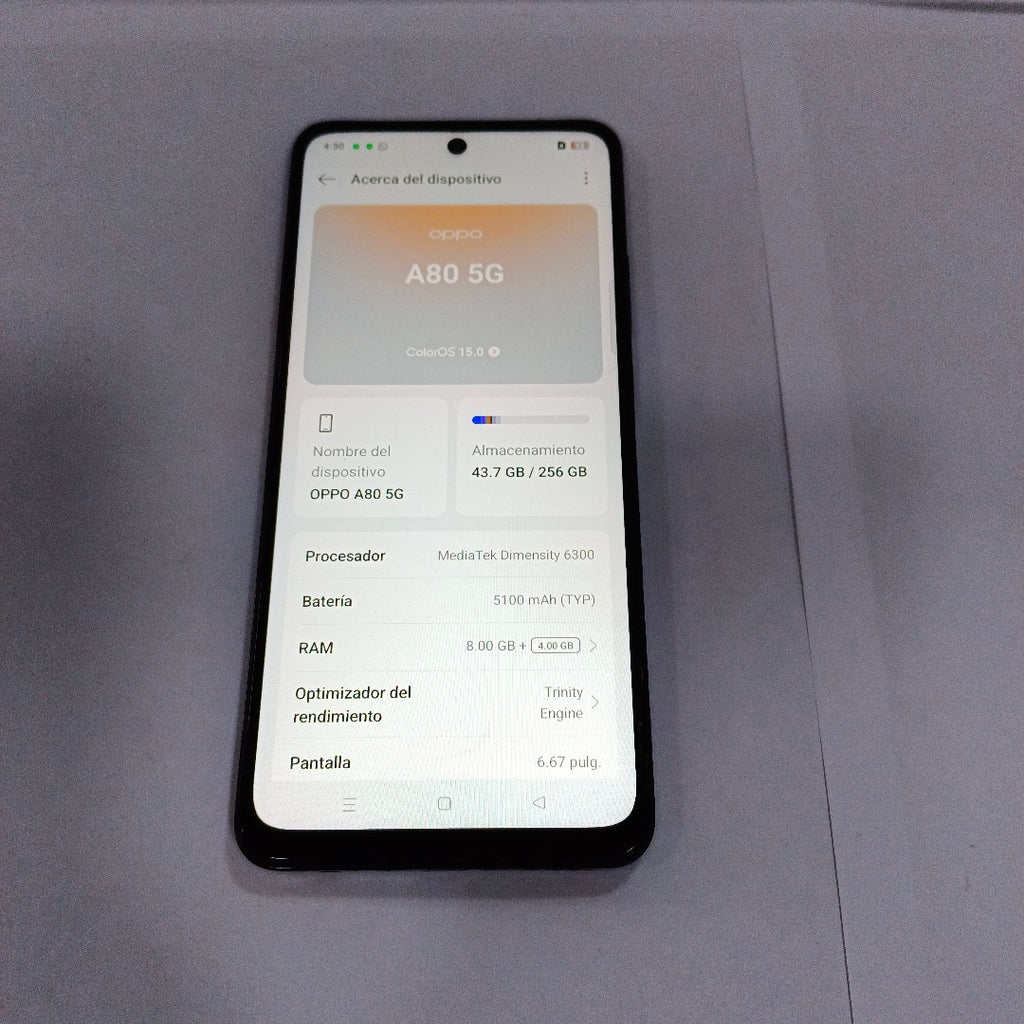 CELULAR OPPO  A80 5G CPH2639 (2024) 256 GB 8 GB RAM