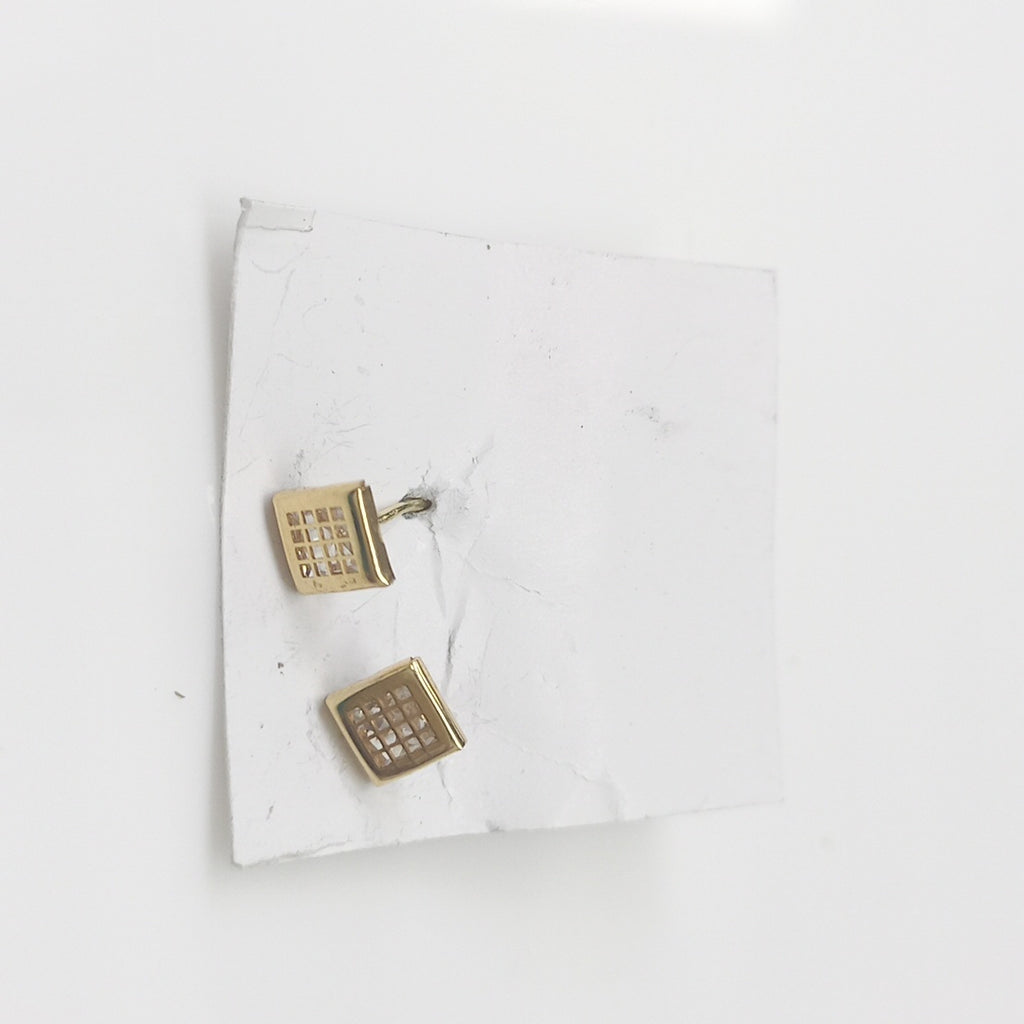 BROQUELES ORO 10K 1 (NUEVO)