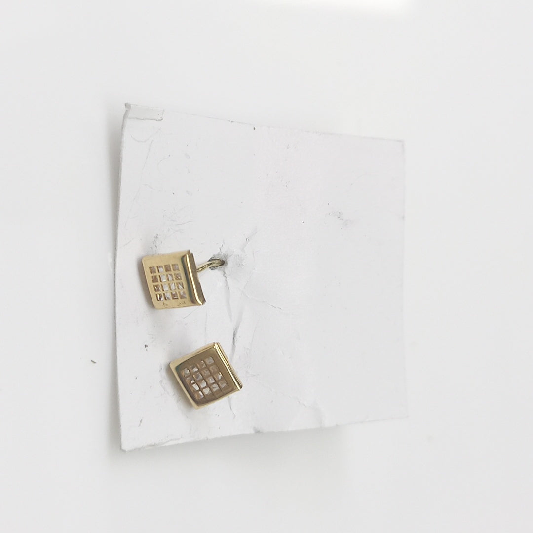 BROQUELES ORO 10K 1 (NUEVO)