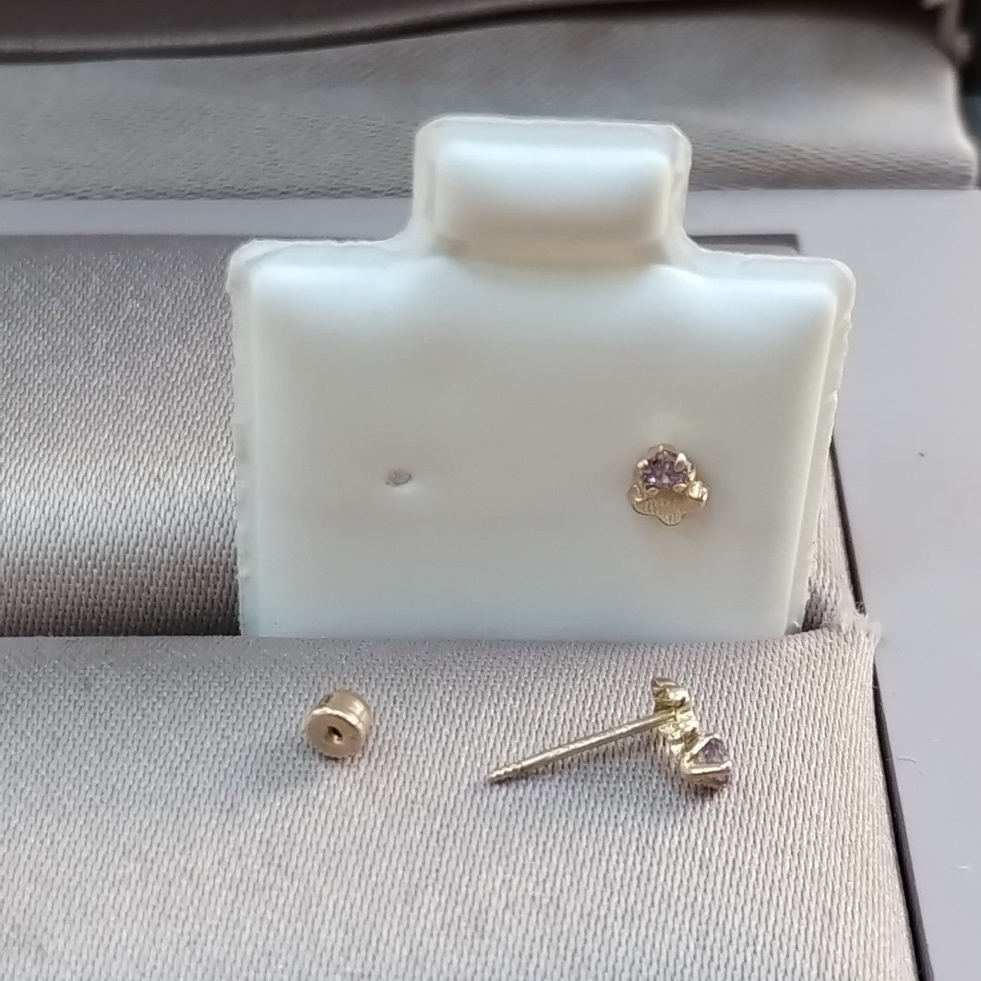 BROQUELES ORO 14K 1 (NUEVO)