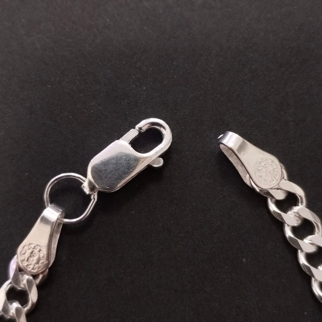 PULSERA BARBADA PLATA .925 4.6G (NUEVO)