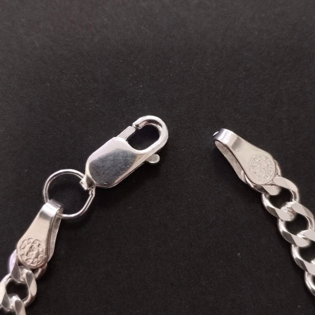 PULSERA BARBADA PLATA .925 4.6G (NUEVO)