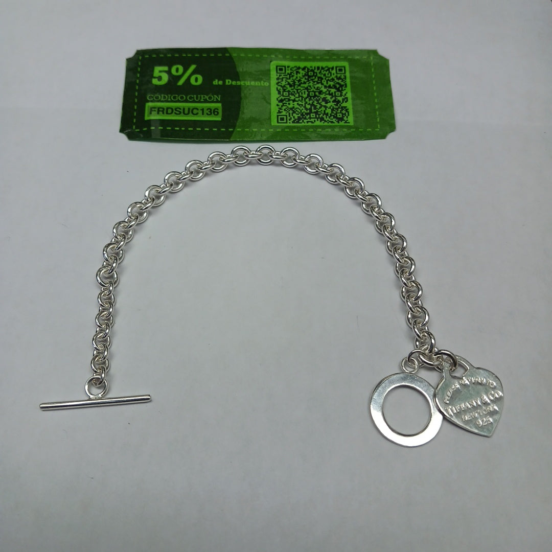 PULSERA ESPECIAL PLATA .925 17.7G (NUEVO)