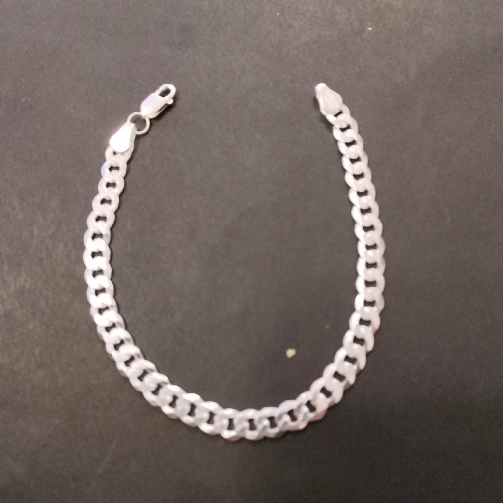 PULSERA BARBADA PLATA .925 10.5G (NUEVO)