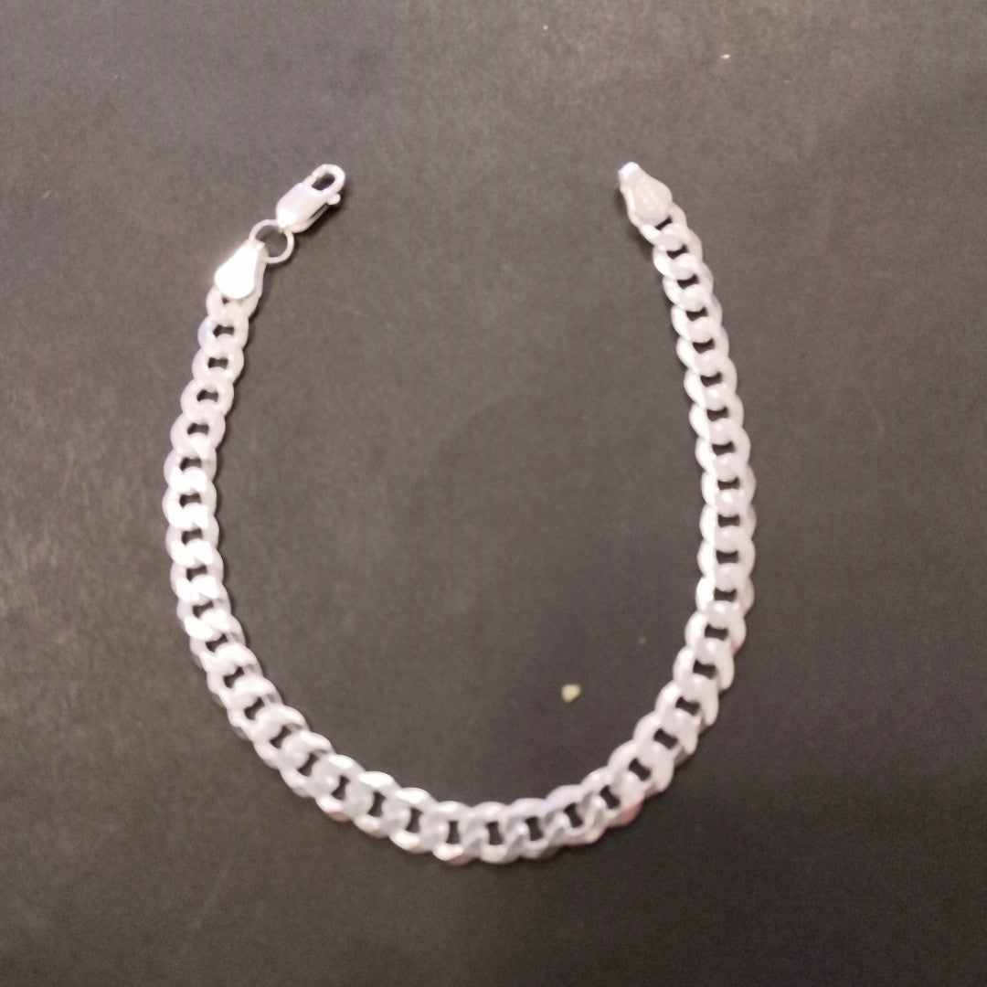 PULSERA BARBADA PLATA .925 10.5G (NUEVO)