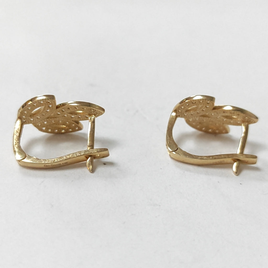 BROQUELES ORO 14K 2.4 (NUEVO)