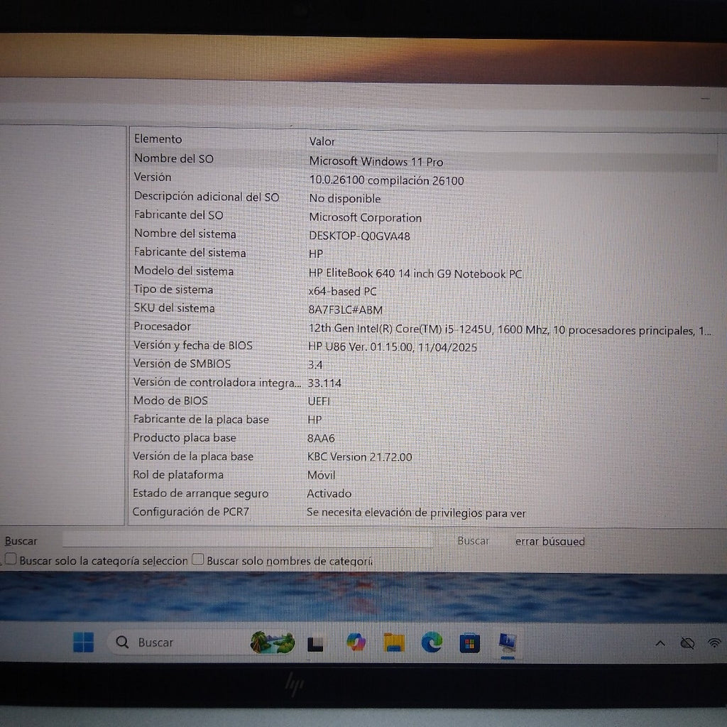 LAPTOP HP ELITEBOOK 640 G9 (2023) 256 GB SSD 16 GB RAM (SEMINUEVO)