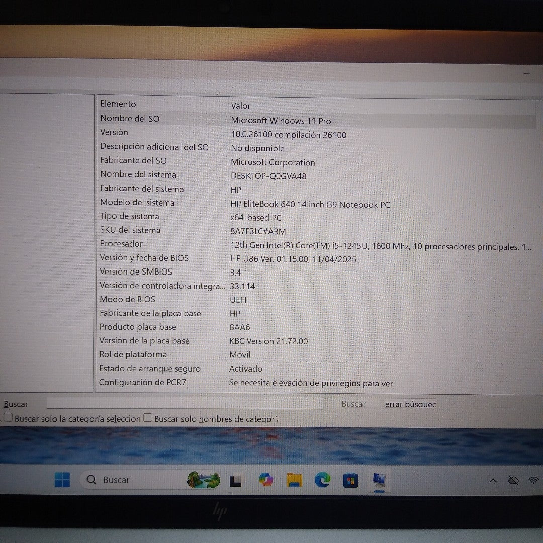 LAPTOP HP ELITEBOOK 640 G9 (2023) 256 GB SSD 16 GB RAM (SEMINUEVO)