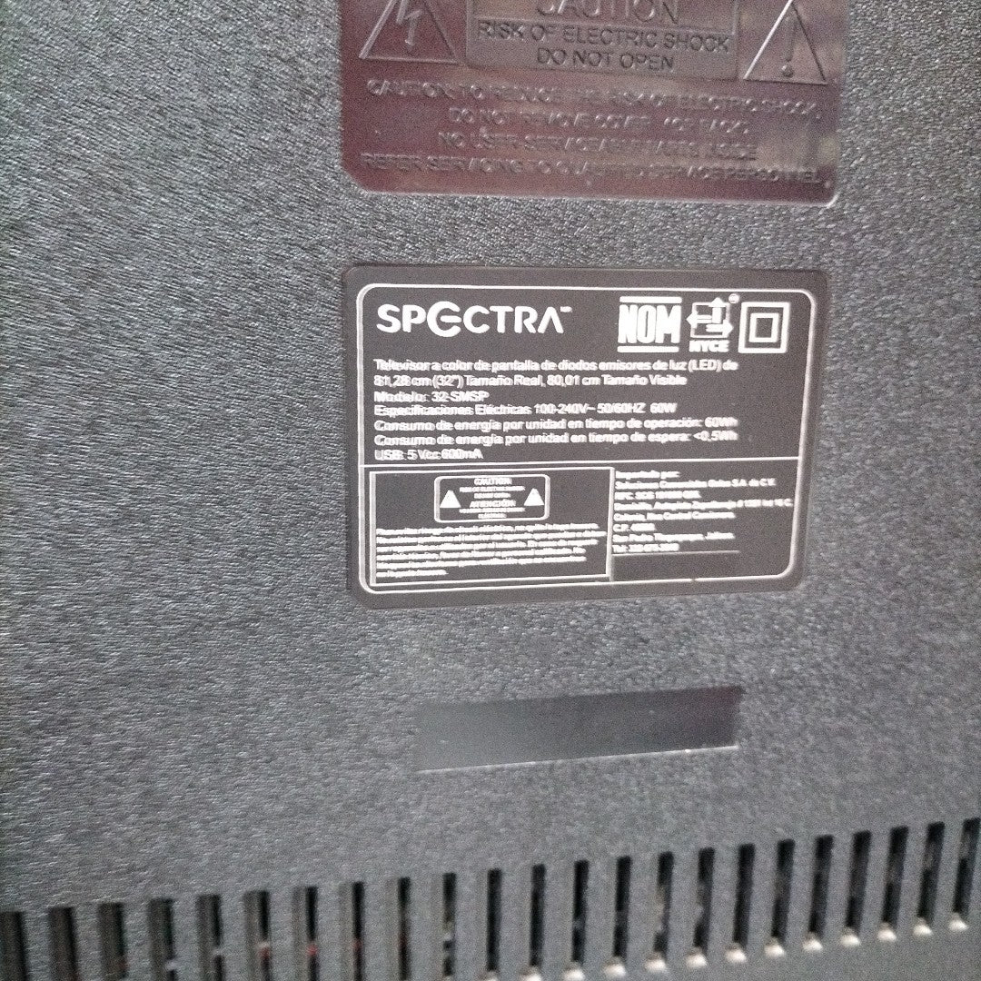PANTALLA SPECTRA 32-SMSP (2020) 32" LED HD (SEMINUEVO)
