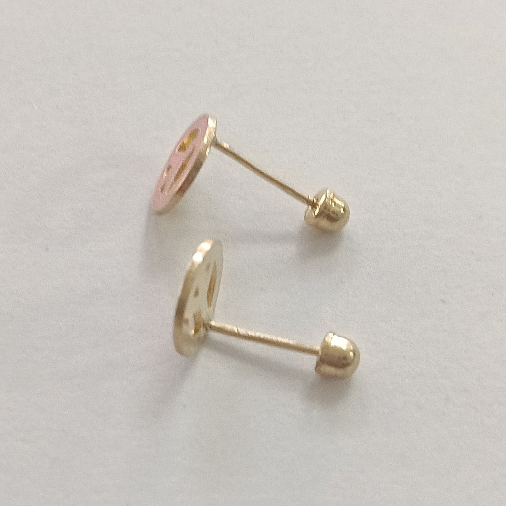 BROQUELES ORO 10K 1 (NUEVO)