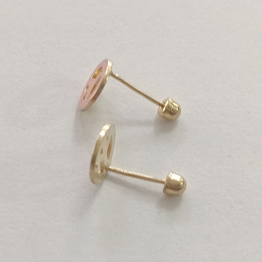 BROQUELES ORO 10K 1 (NUEVO)