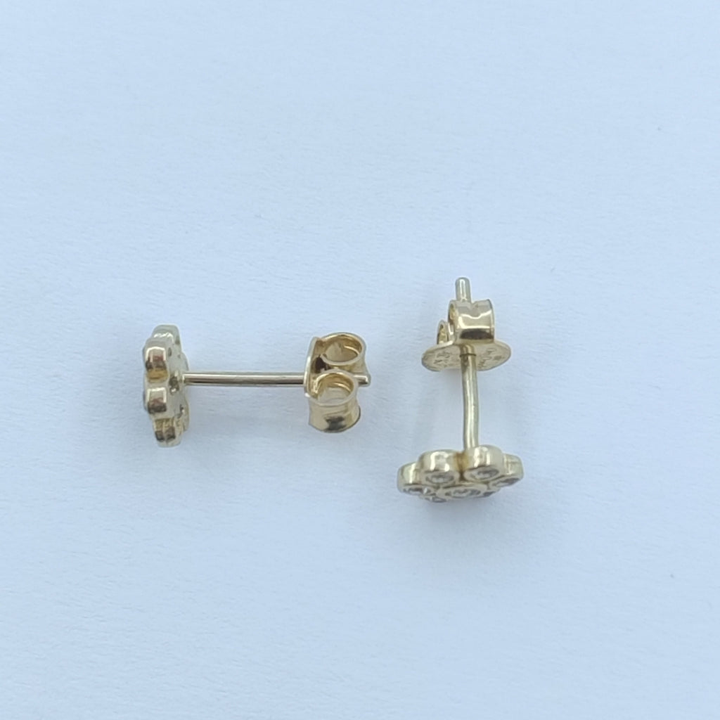 BROQUELES ORO 10K 1.2 (NUEVO)