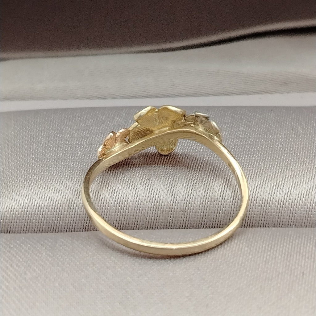 10134ANI01370B219 FRD15 ANILLOS DAMA ORO 14K 1.7GRS (NUEVO)