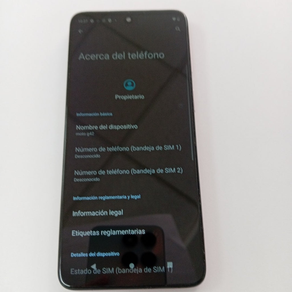 CELULAR MOTOROLA MOTO G42 XT2233-1 128 GB 4 GB RAM (SEMINUEVO)