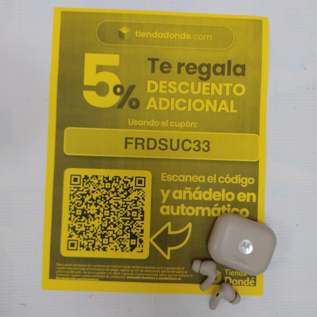 AUDIFONOS MOTOROLA MOTO BUDS+ INALAMBRICO IN EAR (SEMINUEVO)