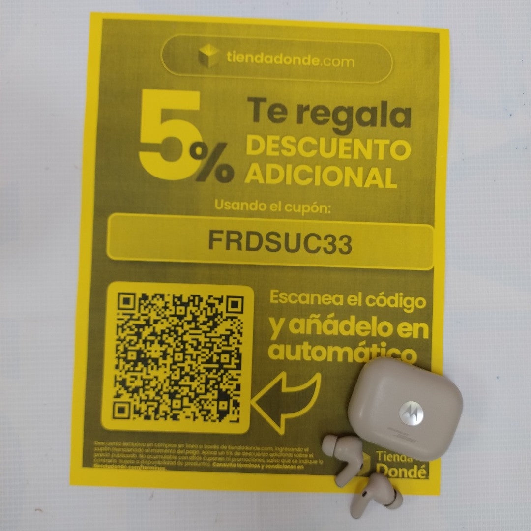 AUDIFONOS MOTOROLA MOTO BUDS+ INALAMBRICO IN EAR (SEMINUEVO)