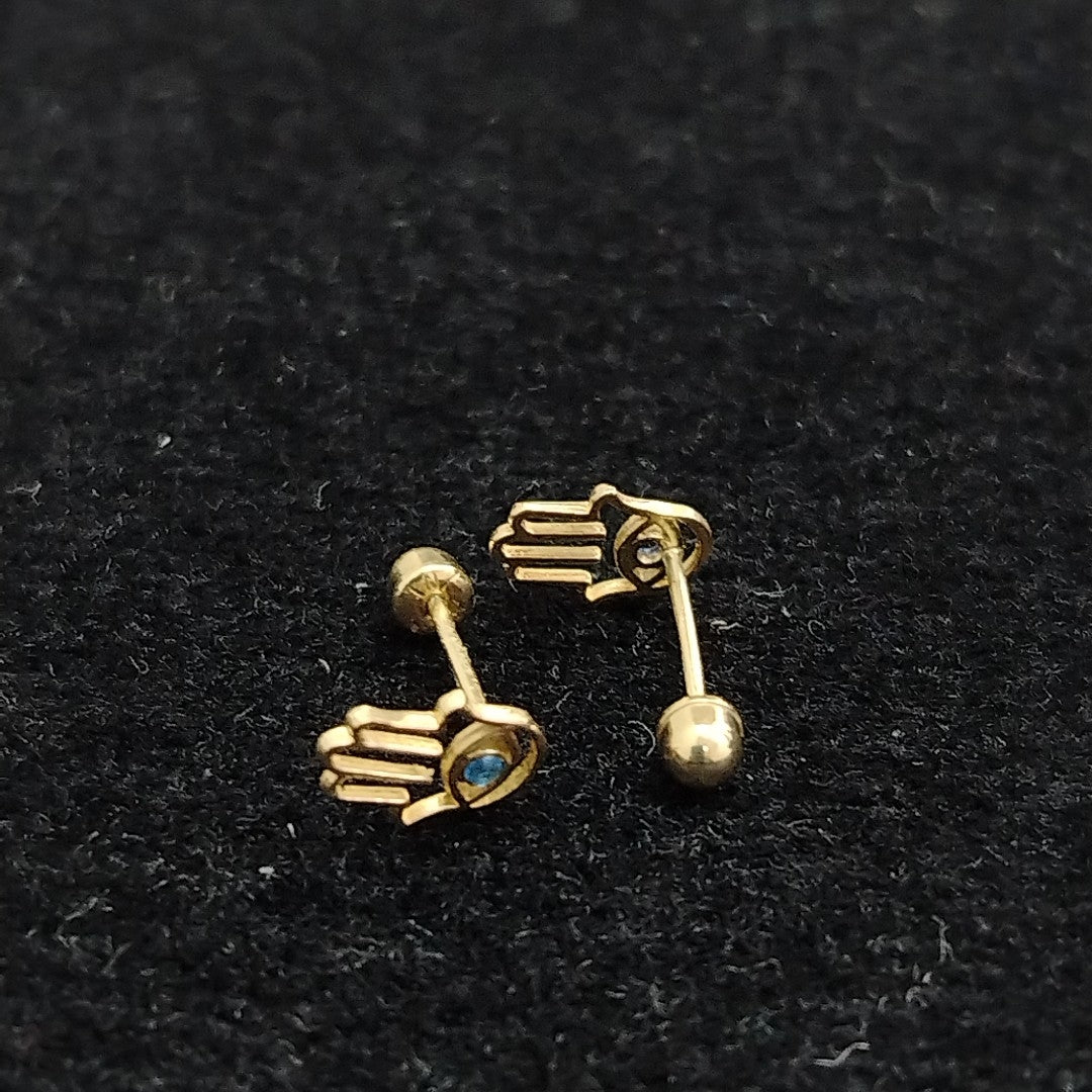 BROQUELES ORO 10K 1 (NUEVO)