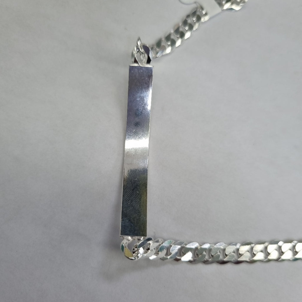 ESCLAVA BARBADA PLATA .925 13G (NUEVO)