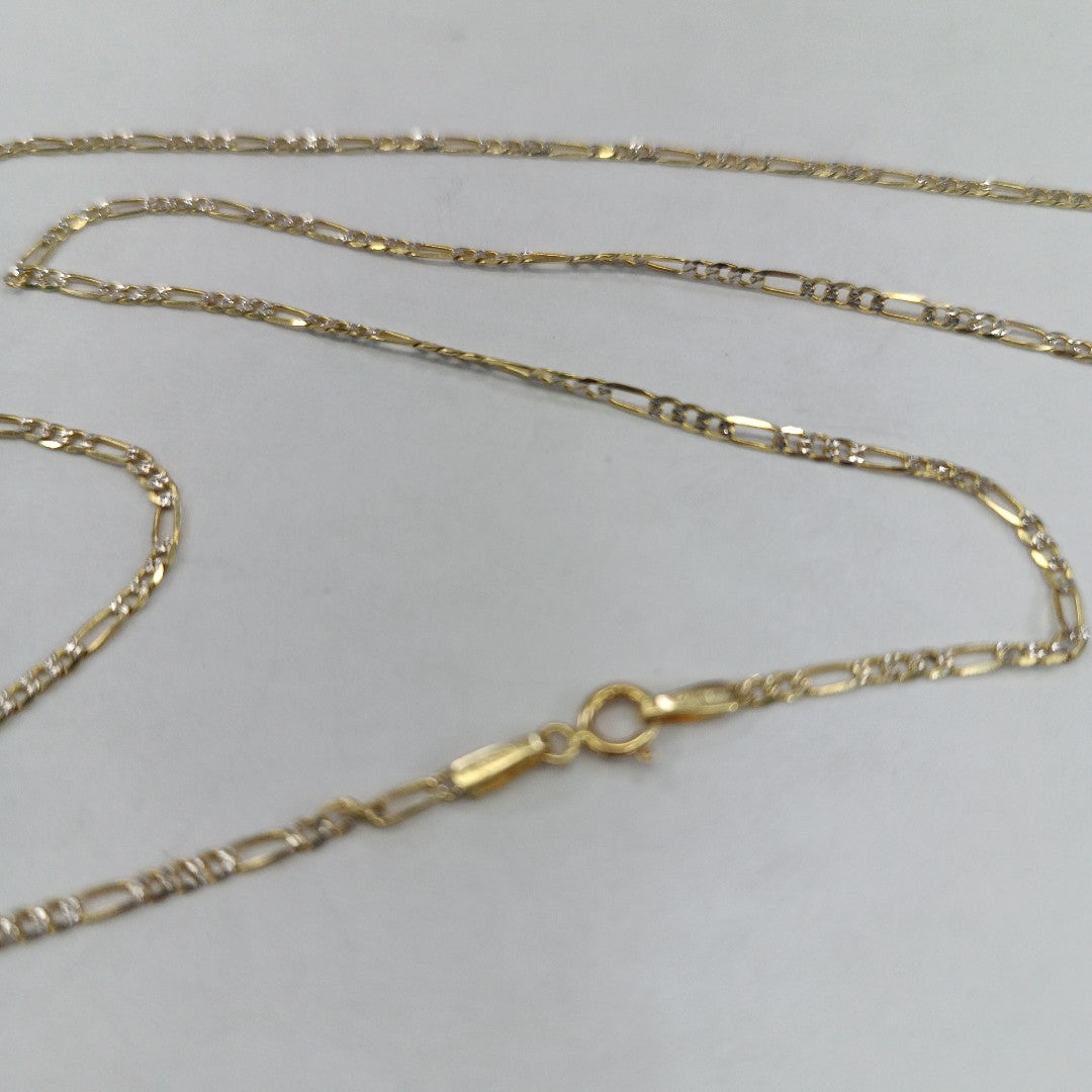 CADENAS CARTIER 3 1 DIAMANTADA ORO 14K 3.3 (NUEVO)