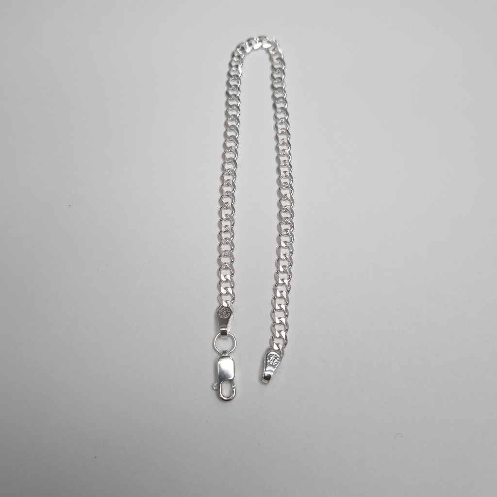 PULSERA BARBADA PLATA .925 4.6G (NUEVO)