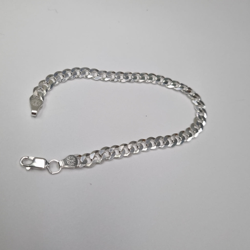 PULSERA BARBADA PLATA .925 10.5G (NUEVO)