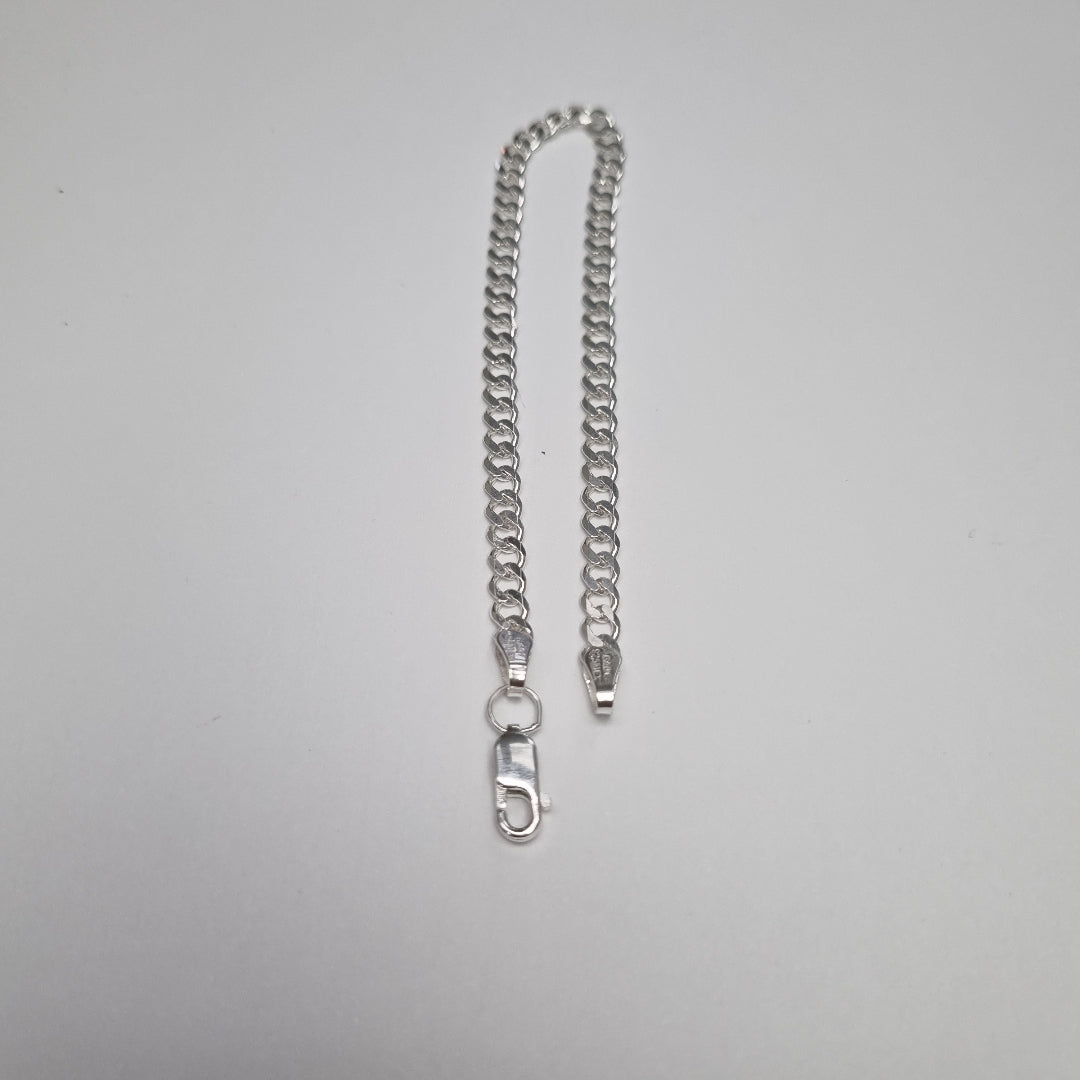 PULSERA BARBADA PLATA .925 4.6G (NUEVO)