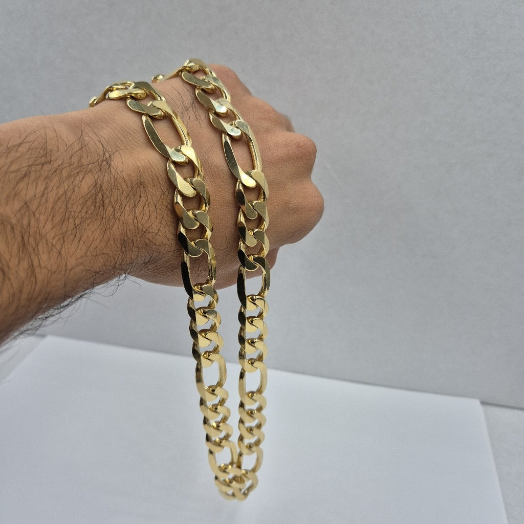 CADENAS CARTIER 3 1 AMARILLA ORO 14K 166 (NUEVO)