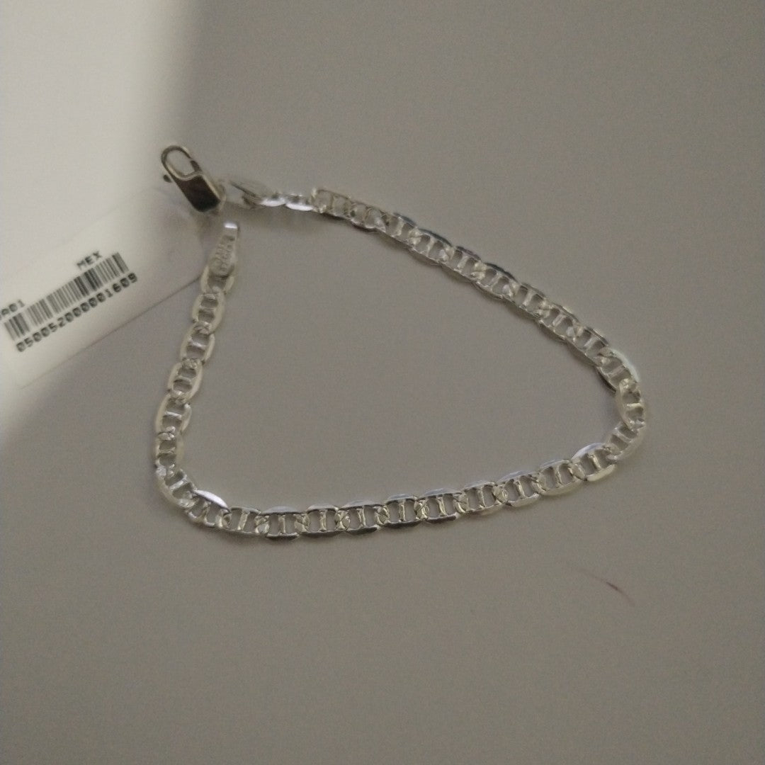 PULSERA TEJIDO MARINERO PLATA .925 4.2G (NUEVO)