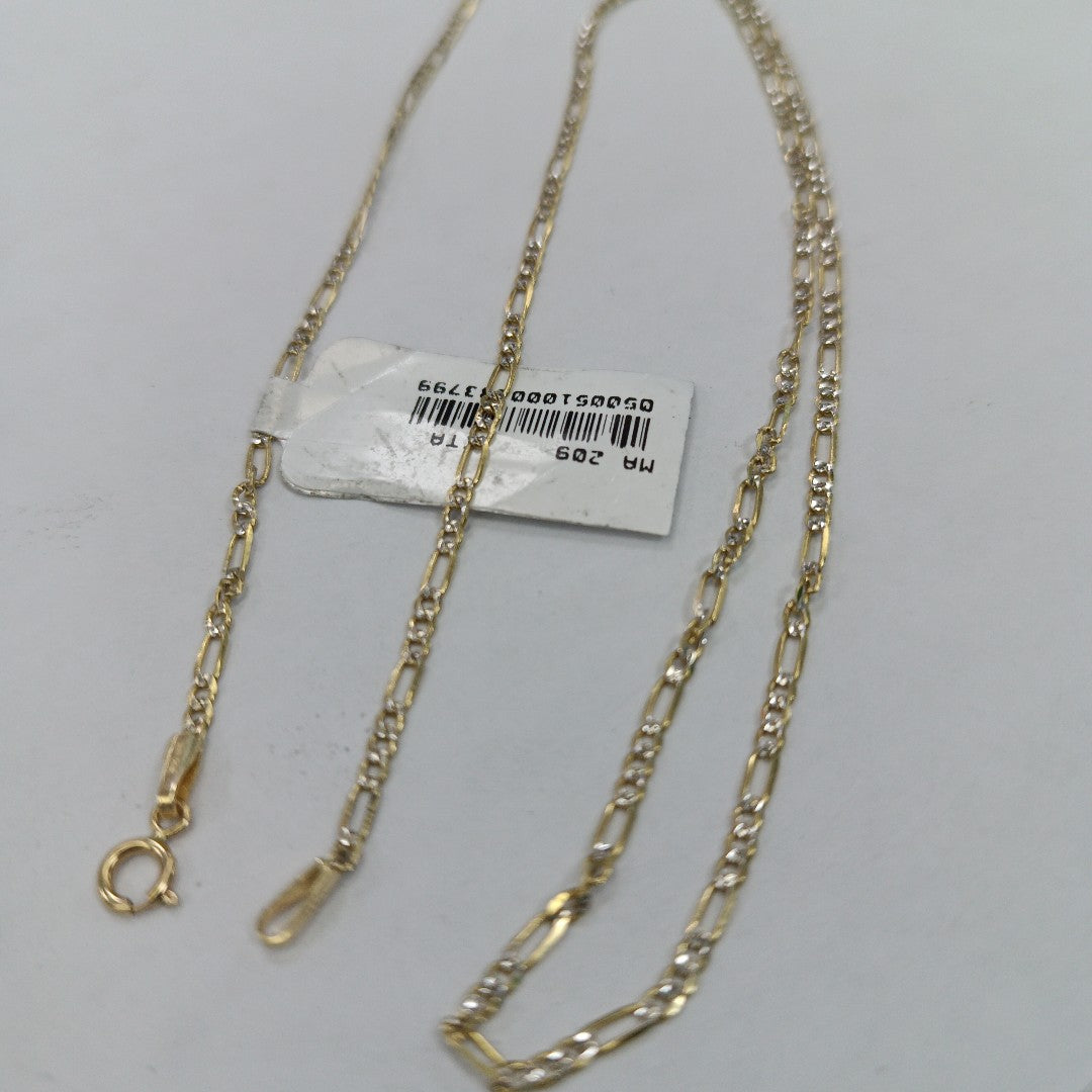 CADENAS CARTIER 3 1 DIAMANTADA ORO 14K 3.3 (NUEVO)