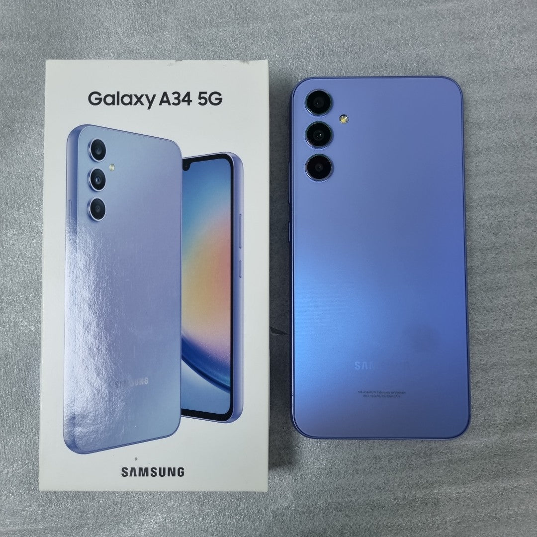 CELULAR SAMSUNG GALAXY A34 5G SM-A346M/N 128 GB 6 GB RAM (SEMINUEVO)
