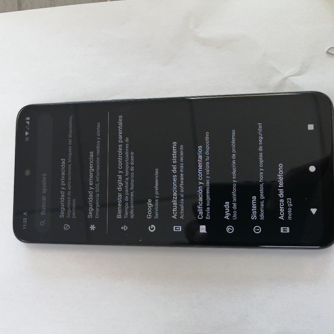 CELULAR MOTOROLA MOTO G23 XT2333-1 (2023) 128 GB 4 GB RAM (SEMINUEVO)