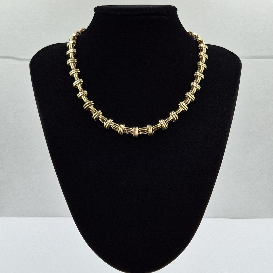 CADENAS ESPECIAL ORO 14K 17.5 (NUEVO)