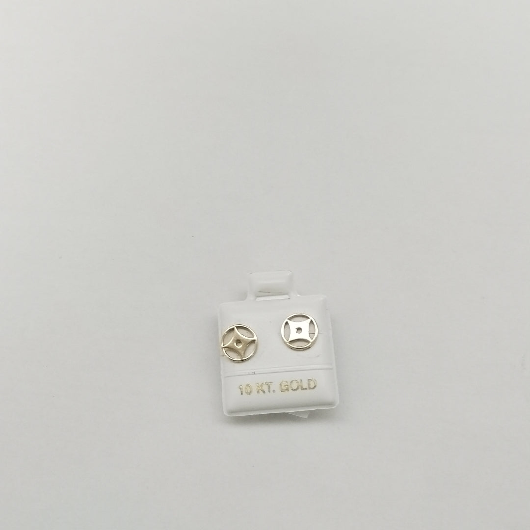 BROQUELES ORO 10K 1 (NUEVO)