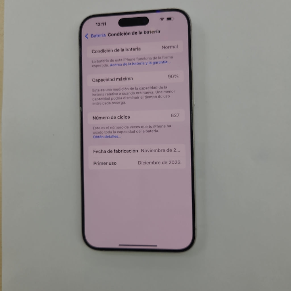 CELULAR APPLE IPHONE 15 PRO MAX A2849 (2023) 256 GB 8 GB RAM (SEMINUEVO)