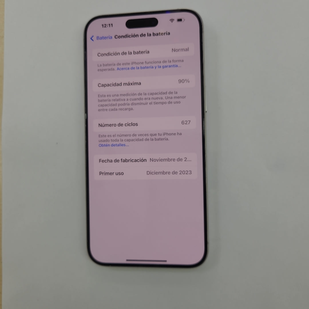 CELULAR APPLE IPHONE 15 PRO MAX A2849 (2023) 256 GB 8 GB RAM (SEMINUEVO)