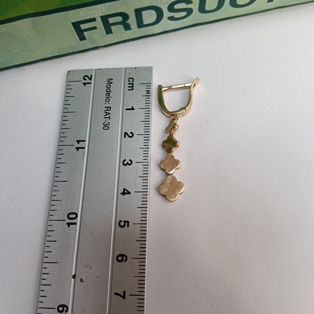 BROQUELES ORO 14K 3.9 (NUEVO)