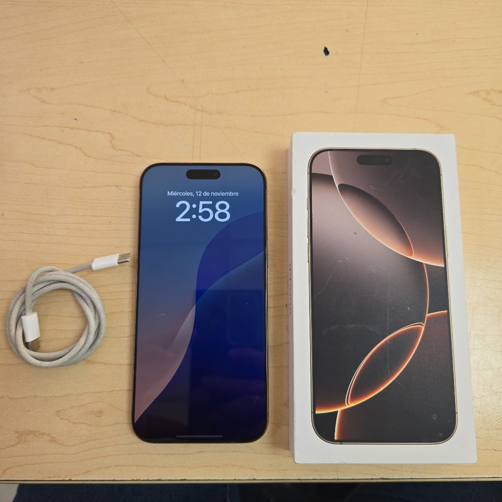 CELULAR APPLE IPHONE 16 PRO MAX A3295 (2024) 512 GB 8 GB RAM (SEMINUEVO)