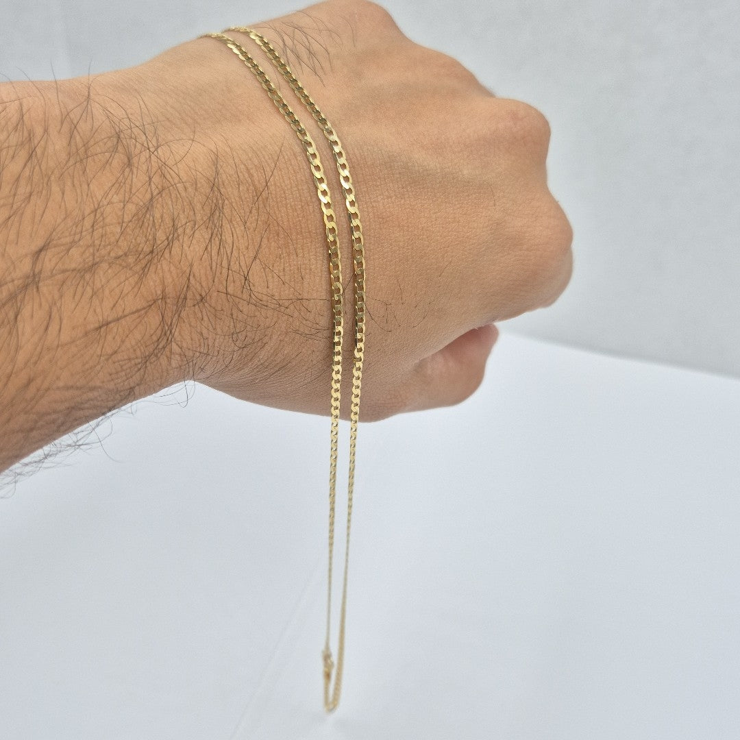 CADENAS BARBADA AMARILLA ORO 10K 3.2 (NUEVO)