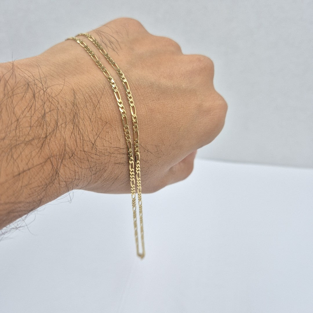 CADENAS CARTIER 3 1 AMARILLA ORO 14K 4.7 (NUEVO)