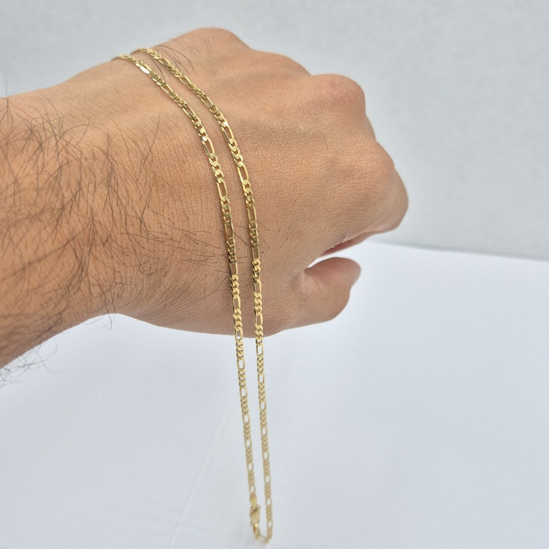 CADENAS CARTIER 3 1 AMARILLA ORO 14K 4.7 (NUEVO)