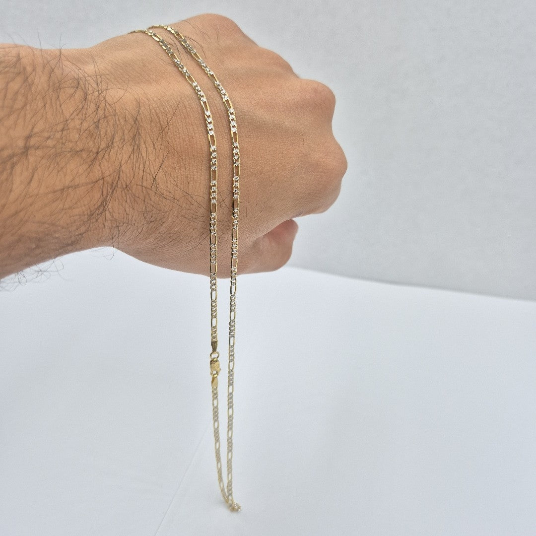 CADENAS CARTIER 3 1 DIAMANTADA ORO 14K 4.7 (NUEVO)