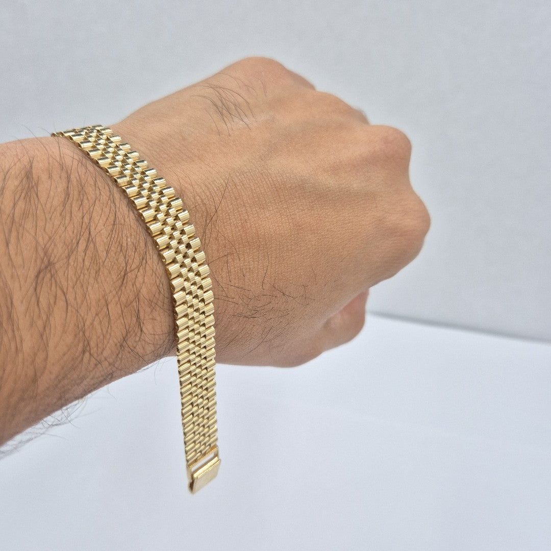 PULSERAS CABALLERO ORO 14K 17.7 (NUEVO)