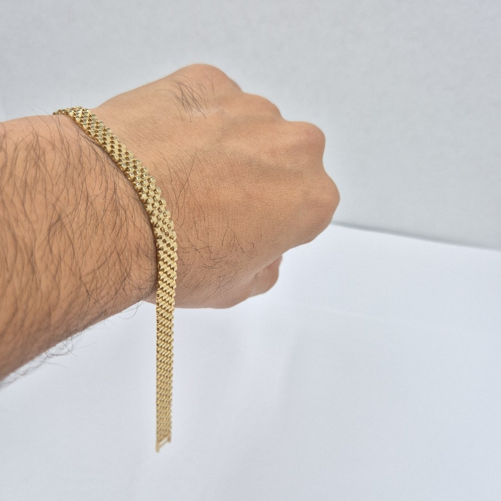 PULSERAS CABALLERO ORO 14K 11 (NUEVO)