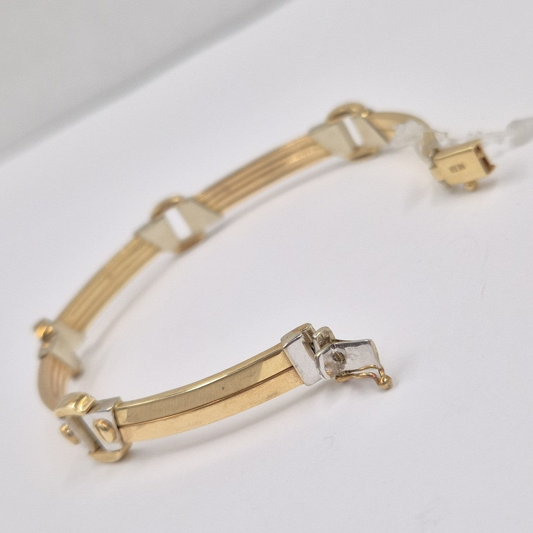 PULSERAS CABALLERO ORO 14K 19.9 (NUEVO)
