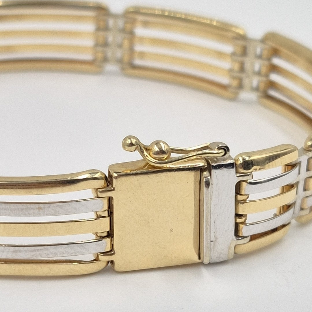 PULSERAS CABALLERO ORO 14K 18.4 (NUEVO)