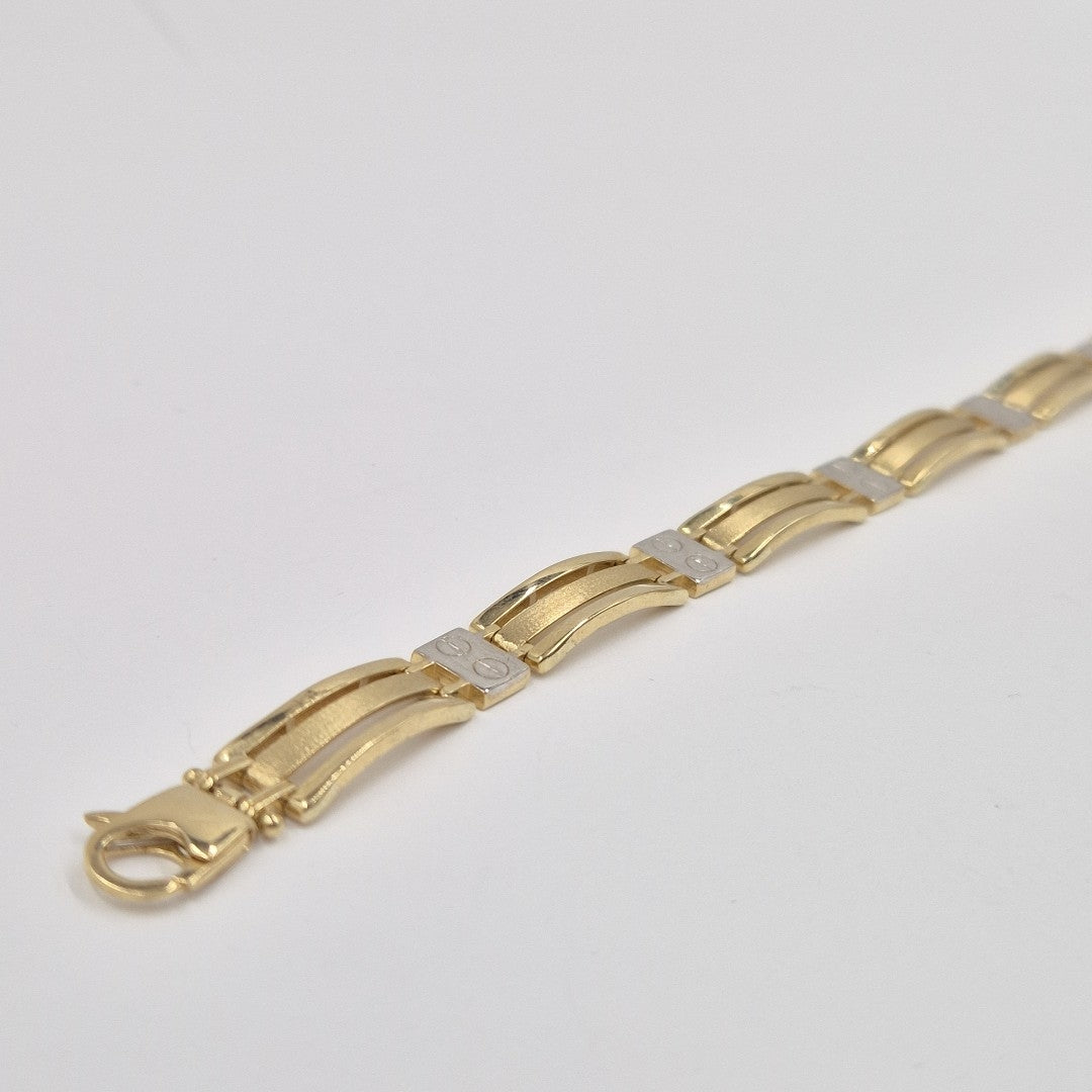 PULSERAS CABALLERO ORO 10K 10.8 (NUEVO)