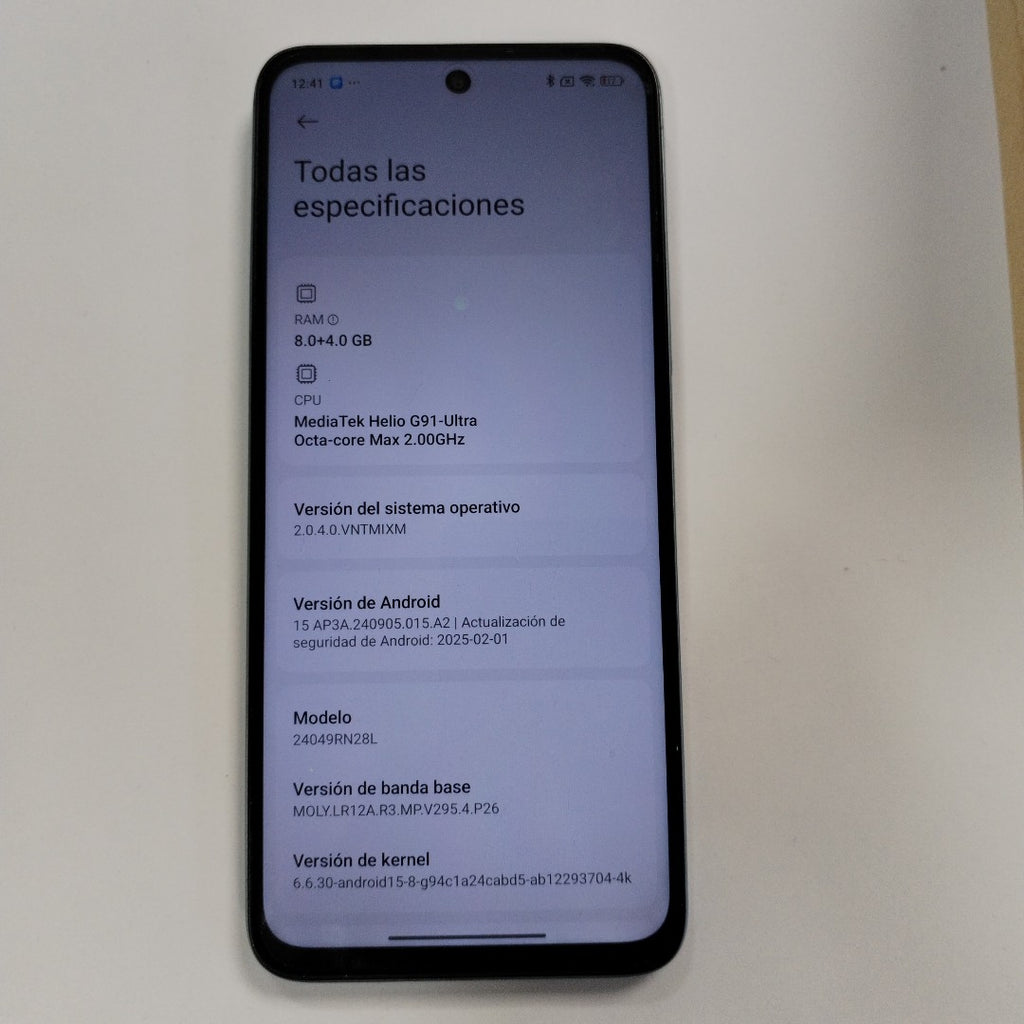 CELULAR XIAOMI REDMI 13 24049RN28L (2024) 256 GB 8 GB RAM (SEMINUEVO)