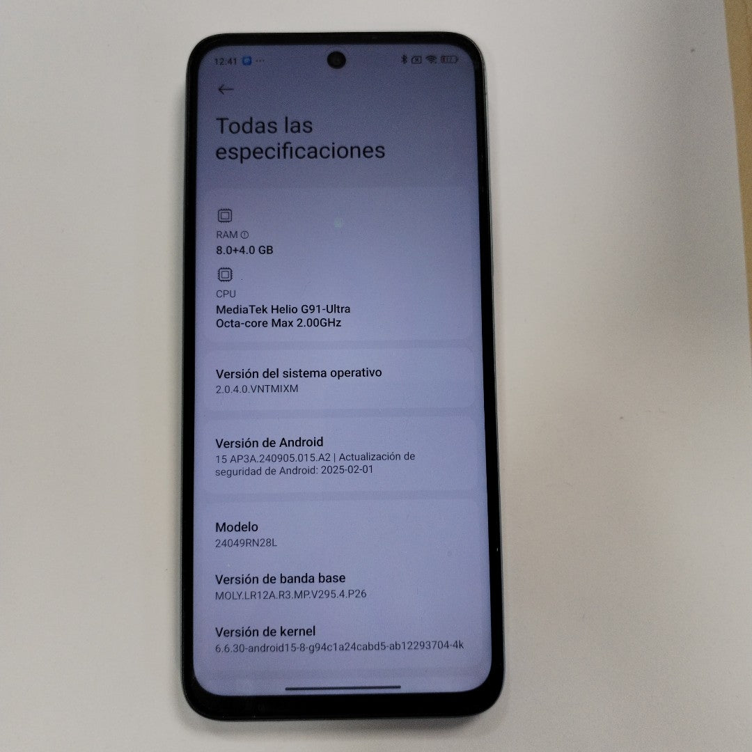 CELULAR XIAOMI REDMI 13 24049RN28L (2024) 256 GB 8 GB RAM (SEMINUEVO)