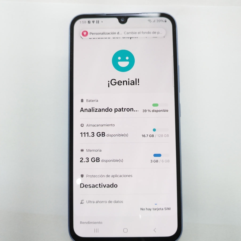 CELULAR SAMSUNG GALAXY A34 5G SM-A346M/N 128 GB 6 GB RAM (SEMINUEVO)